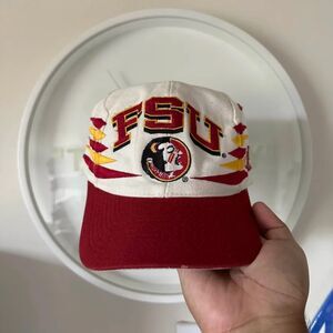 Vintage Logo Athletic FSU Diamond Cut Snapback Hat